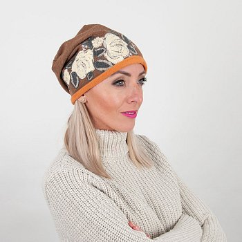 Women's hat Gaja ocher