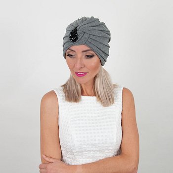 Turban cap Malana-AT grey