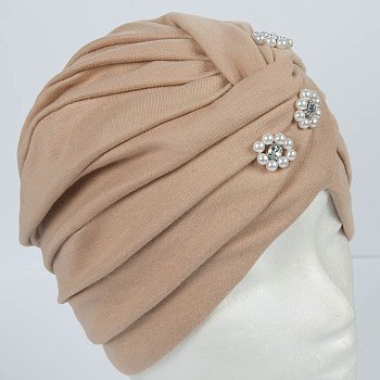 Cap turban Malana-AT2 beige