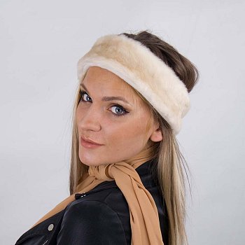 Fur headband M-385