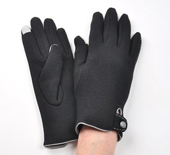 Women's winter gloves 160792GL black M