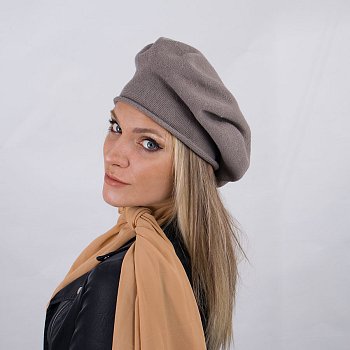 Women's collapsed Boldasta hat hazelnut