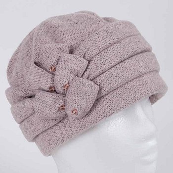 Women's hat Minor_jacquard_pepper old pink