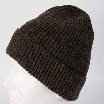 Rib knit cap 238331HC grey