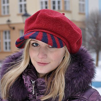 Faitin wool hat Red