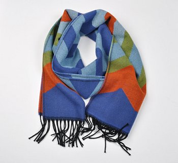 Women's winter scarf 25451