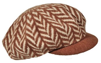 Women's wool hat with Fenister peak rusty 58