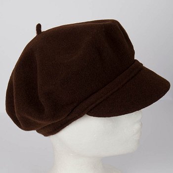 Women's winter hat Fanky Brown