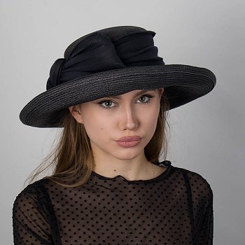 Women's formal hat S17AM012 black