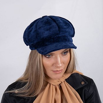 Women's cap 217142HH dark blue 56