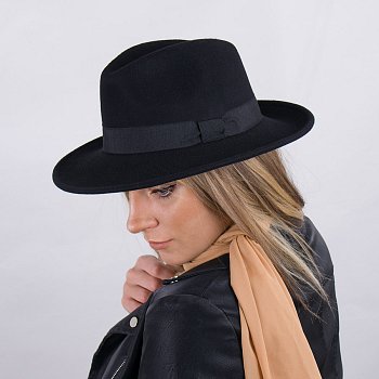 Women's hat 21838 black 60