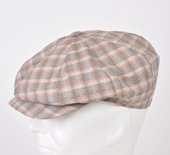 Men's summer flat cap 9708-7-7833