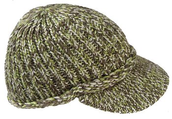 Women's knitted hat WA-2H3 green