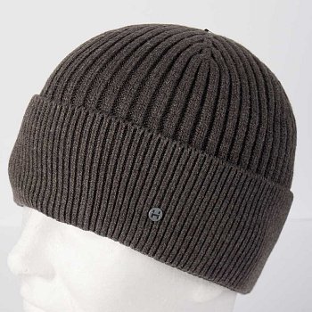 Ribbed knit cap Totti-SH grey