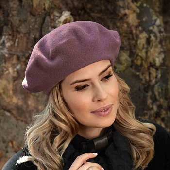 Women's beret Flora 11 purple