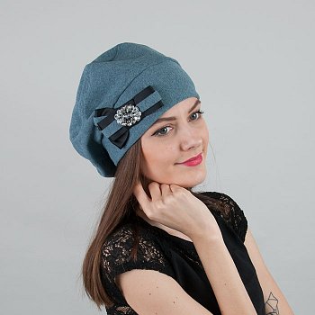 Women's beret Samira Light blue