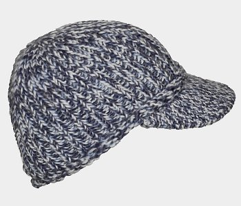 Women's knitted hat WA-2H3 blue