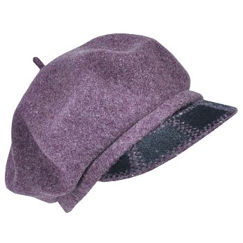 Women's wool hat with Fodava peak lilkovamelange