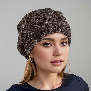 Magal women's beret Brown